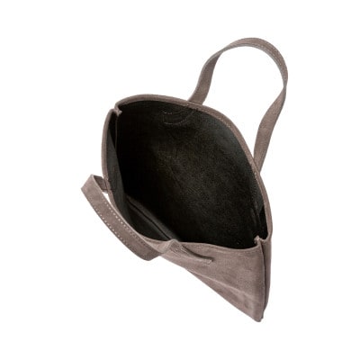 豊岡鞄 Round feel Suede Tote MEST07 カフェノワール