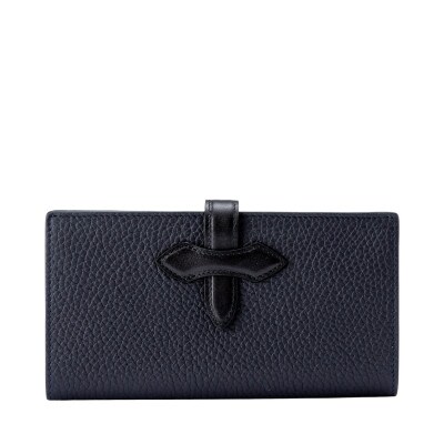 豊岡財布 Constructive elements Long Purse MECEL09 ネイビー