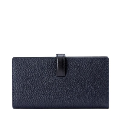 豊岡財布 Constructive elements Long Purse MECEL09 ネイビー