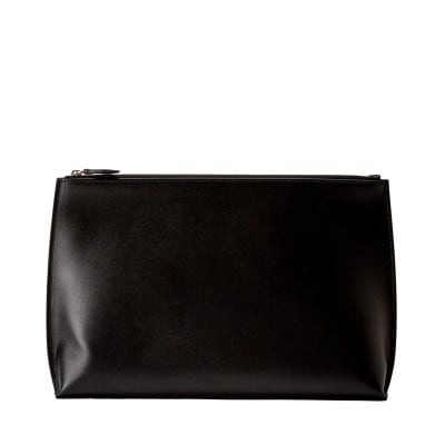 豊岡鞄 Fine line Clutch MECL06 ブラック