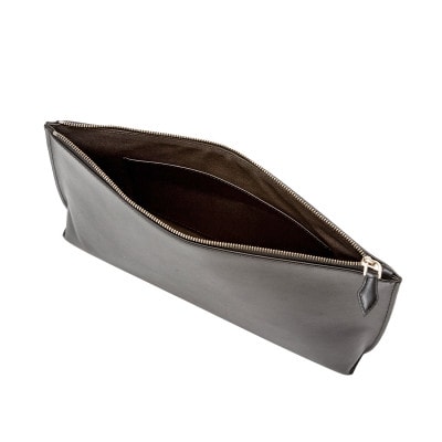 豊岡鞄 Fine line Clutch MECL06 ブラック