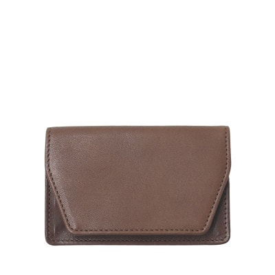 豊岡財布 AW0401名刺入れ  (コーヒー) 　