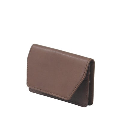 豊岡財布 AW0401名刺入れ  (コーヒー) 　