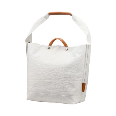 豊岡鞄　2WAYトート　キナリ　TUTUMU News paper tote　(24-152)