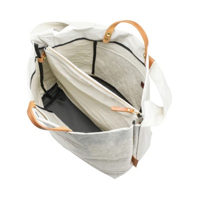 豊岡鞄　2WAYトート　キナリ　TUTUMU News paper tote　(24-152)