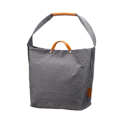 豊岡鞄　2WAYトート　グレー　TUTUMU News paper tote　(24-152)