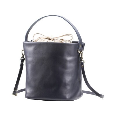 豊岡鞄　TUTUMU Leather cubu (S2800　24-176)ネイビー