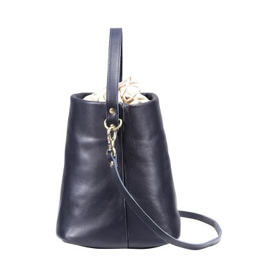 豊岡鞄　TUTUMU Leather cubu (S2800　24-176)ネイビー