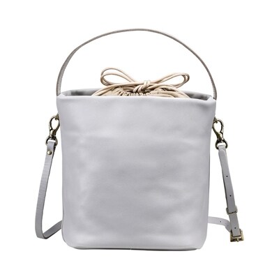 豊岡鞄 TUTUMU Leather cubu (S2800 24-176)ライトグレー