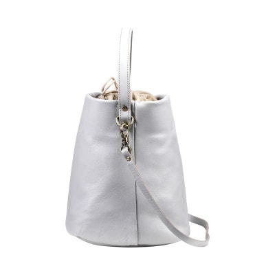 豊岡鞄　TUTUMU Leather cubu (S2800　24-176)ライトグレー