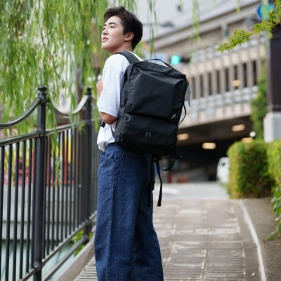 豊岡鞄 CIE WEATHER 2WAY BACKPACK(071952)ブラック
