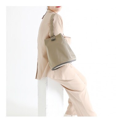 豊岡鞄　TUTUMU Bucket(S3800)グレージュ