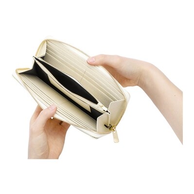 豊岡財布　YOUTA BOX ロングRZ ウォレット(YKW3)アイボリー