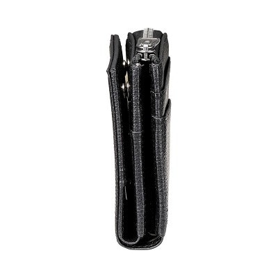 豊岡財布　CIE L字ラウンドウォレット　クラムス(072051)ブラック