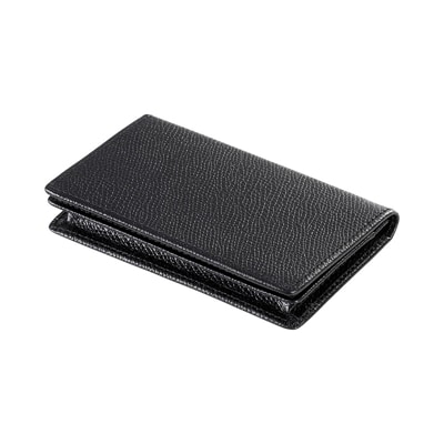 豊岡財布 craftsmanship バレキ名刺入れ(CW003)ブラック