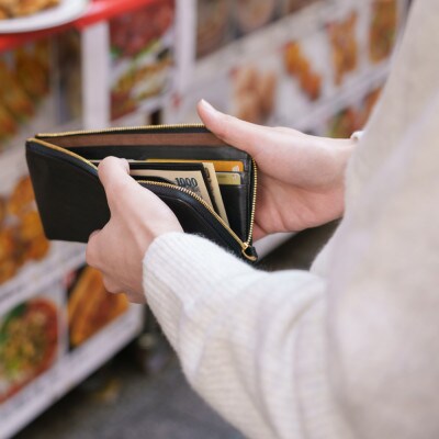 【豊岡財布】anti-mode style OLIVE Long Wallet(AW600)ブラック