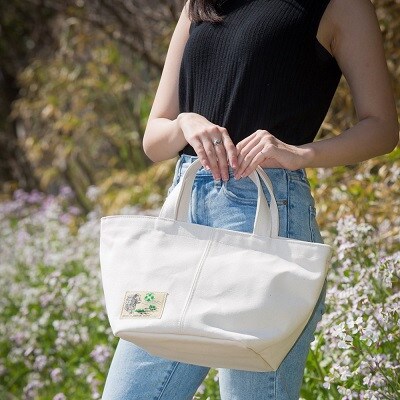 【豊岡鞄】WALK ABOUT LAKE Washable Tote S(WA2002)オフホワイト