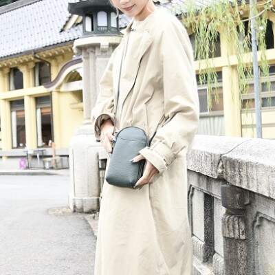豊岡鞄 S4400 TUTUMU Pocket Leather グリーン