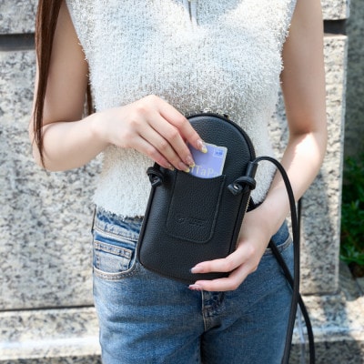 豊岡鞄 S4400 TUTUMU Pocket Leather ブラック