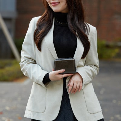 豊岡財布 anti-mode style Shimmer Chic Compact Wallet