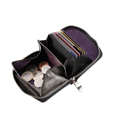 豊岡財布 anti-mode style Shimmer Chic Compact Wallet