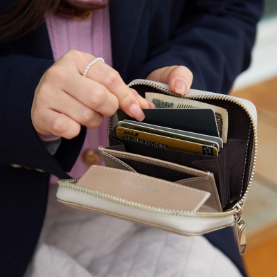 豊岡財布 anti-mode style Shimmer Chic Compact Wallet