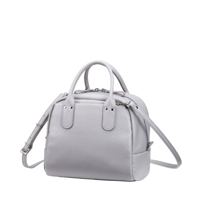 豊岡鞄 TUTUMU Mini Boston Leather S5100AD グレー