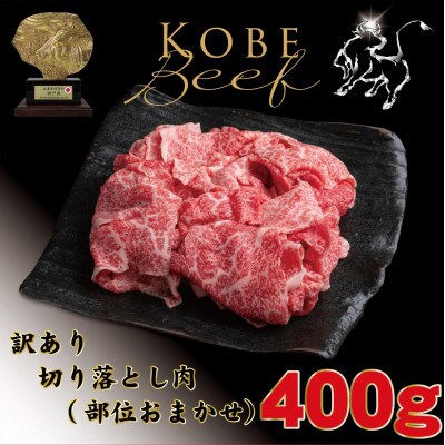 訳あり 神戸牛(神戸ビーフ) 切り落とし肉 400g TYS1