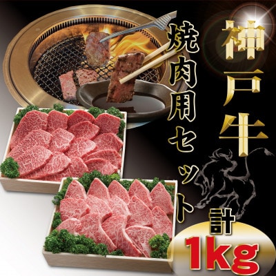 神戸牛 焼肉セット 計1Kg TYYS5 【2026年4月より順次発送】