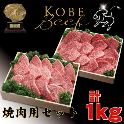 神戸牛 焼肉セット 計1Kg TYYS5