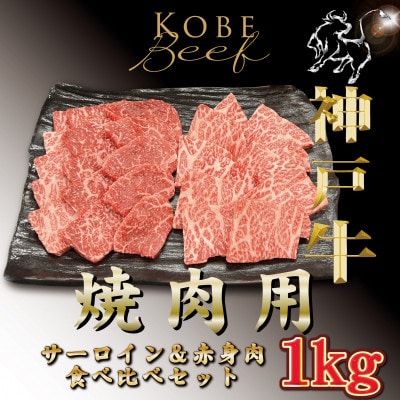 訳あり 赤身&サーロイン 食べ比べ 焼肉用 1Kg TYYS10