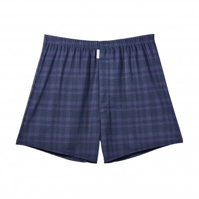 ショートトランクス(パープルチェック・XL1枚) ZIVANE メンズ下着