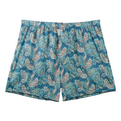 ショートトランクス(Blue Paisley・M1枚) ZIVANE メンズ下着