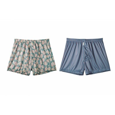 ショートトランクス(HGray&TGreen・XL各1枚) ZIVANE メンズ下着