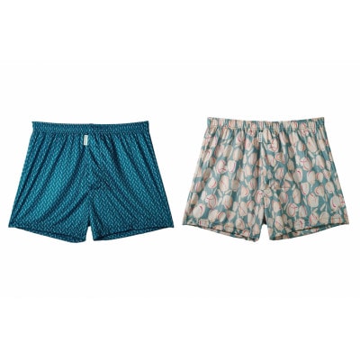 ショートトランクス(HGreen&TGreen・M各1枚) ZIVANE メンズ下着