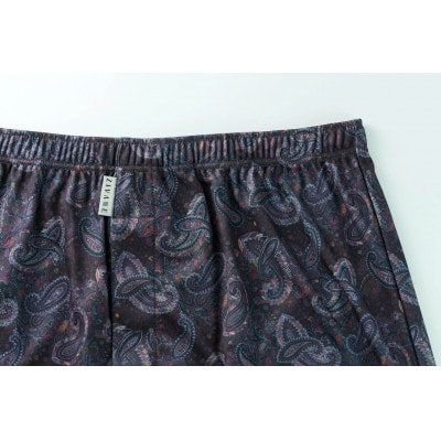 ショートトランクス(Bordeaux Paisley・XL1枚) ZIVANE メンズ下着