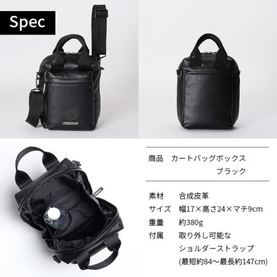 クリーザンゴルフ カートバッグボックス ブラック CCGI-013