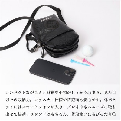 クリーザンゴルフ マルチケース ブラック CCGI-017