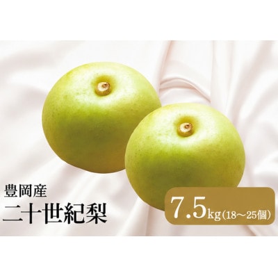 二十世紀梨「豊岡なし」7.5kg(18～25個)