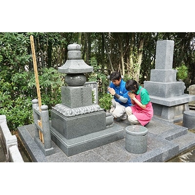 【板野町限定】お墓参り代行サービス「墓ちゃん」(お墓の掃除込)