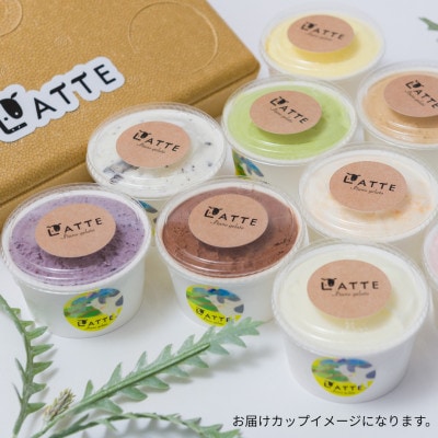 《10種10個》LATTEいたのジェラートセレクト|牧場搾りたて生乳使用のごほうびジェラート詰合せ
