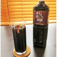 ノースライブコーヒー　羊蹄山麓湧水珈琲(無糖) 1000ml×6本セット