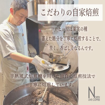 ノースライブコーヒー プレミアムブレンド 8g×15袋 自家焙煎サミット採用