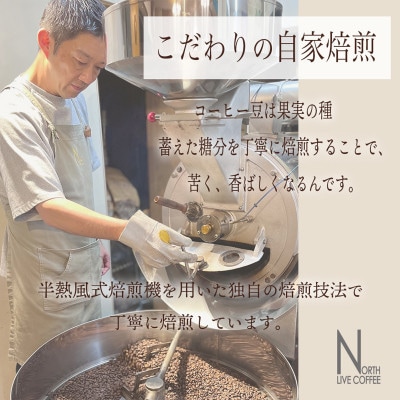 ノースライブコーヒー プレミアムブレンド 8g×5袋 自家焙煎サミット採用