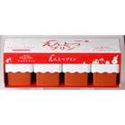 サンタクリーム　江別市のレンガをイメージした容器に入った道産牛乳使用の「えんとつプリン4個セット」