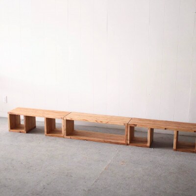 ウッドラック(コの字)1個 杉 北海道 KOTA 手作り 家具職人  モダン