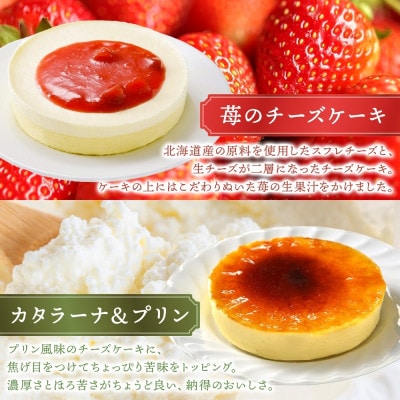 チーズケーキ 4種セット 北海道 スイーツ  詰め合わせ ルカレン 江別市