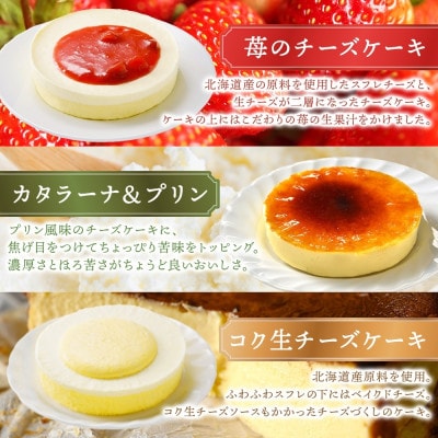 チーズケーキ 6種セット 北海道 スイーツ 詰め合わせ ルカレン 江別市