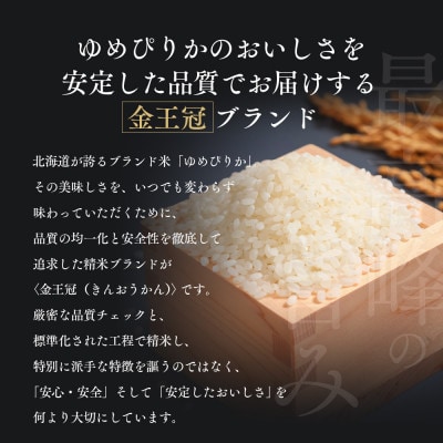令和7年産 金王冠 無洗米北海道産ゆめぴりか 5kg