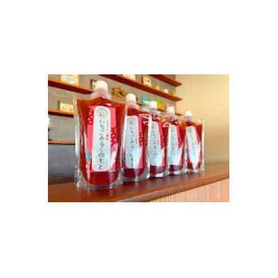 【北海道江別市】キタイチゴ農園　いちごみるくのもと3本セット